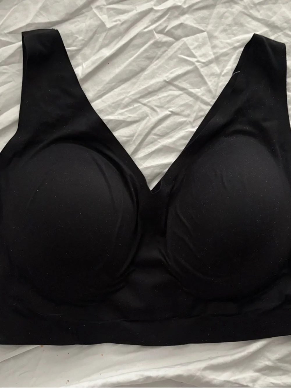 Soma Enbliss Bralette Sz XXL color black wireless soft comfortable lounge sleep - Picture 3 of 13